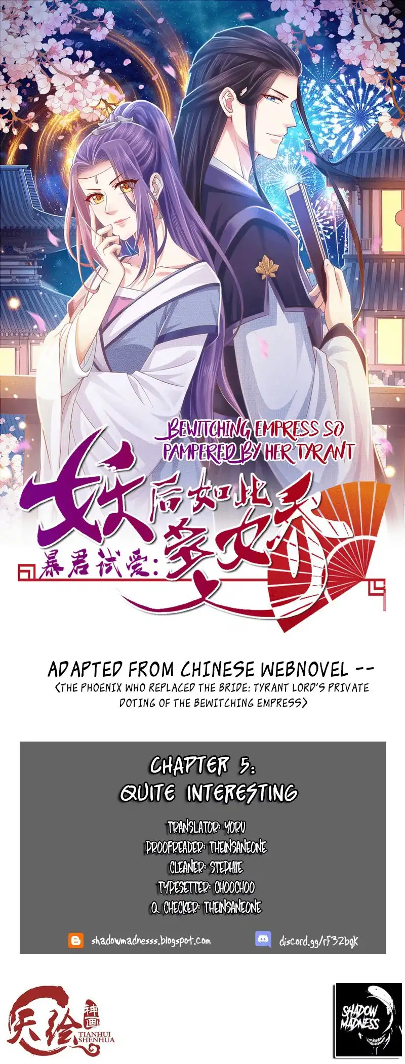 Bewitching Empress so Pampered by Her Tyrant Chapter 5.1 1